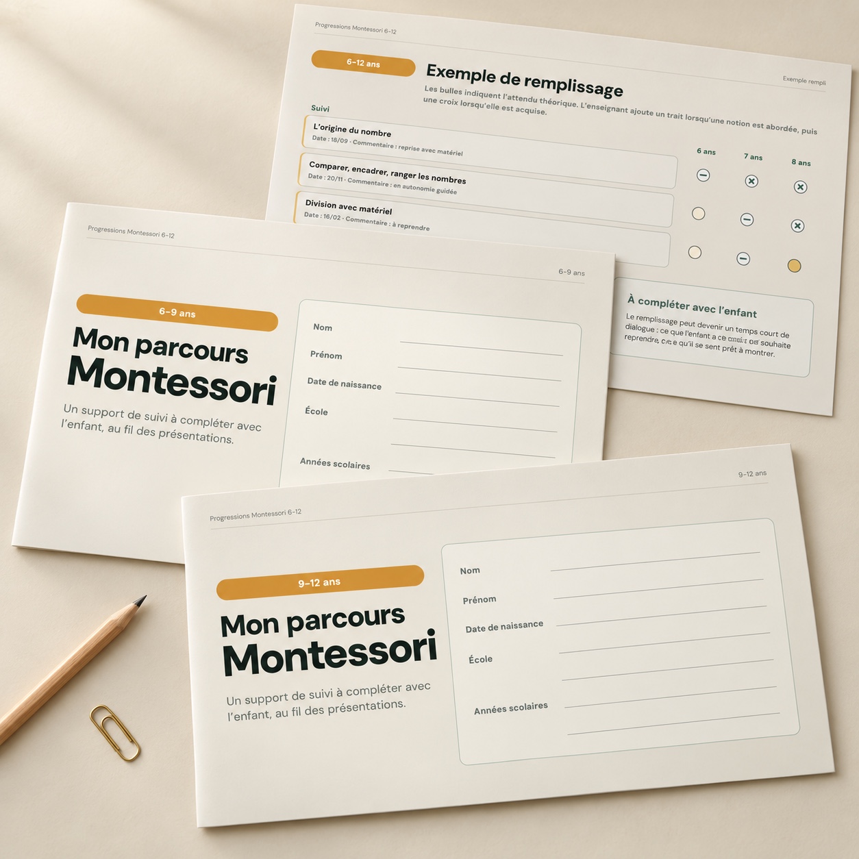 Montessori Progressions (6–12)
